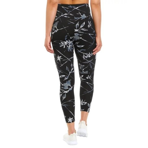 new Tommy Hilfiger Sport Women's Floral High Rise Printed Leggings - Size Medium - Picture 5 of 6